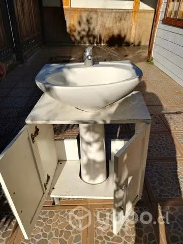 Lavamanos con soporte