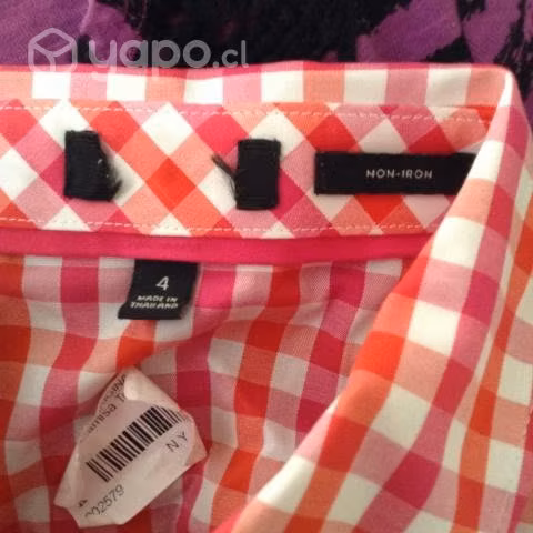 Blusa Mujer Cuadrille, leñadora sin mangas 100%