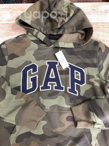 Poleron GAP camuflado verde, Talla M