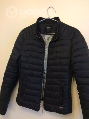 Casaca Negra Mujer Talla S,   .-
