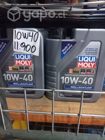 Aceite 10w40 liqui moly MOS2 leichtlauf 1 litro
