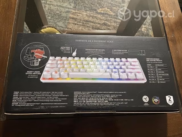 Teclado Razer Huntsman Mini Red US (NUEVO) - Imagen 2