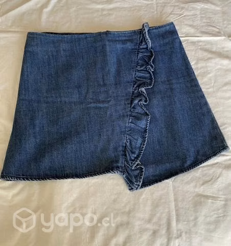 Falda Jeans . Mango . Talla M