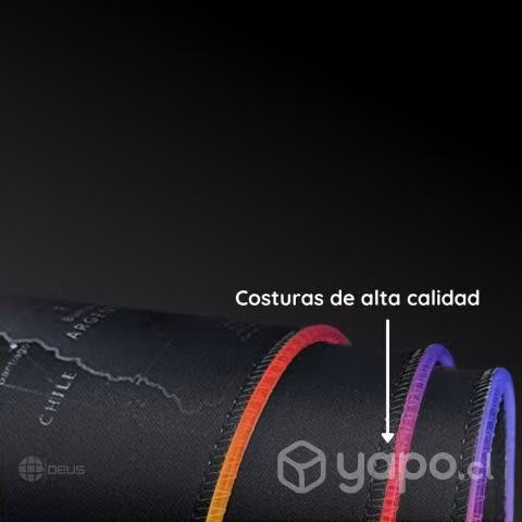 Mouse Pad Gamer Antideslizante + Luz Led RGB-01 X