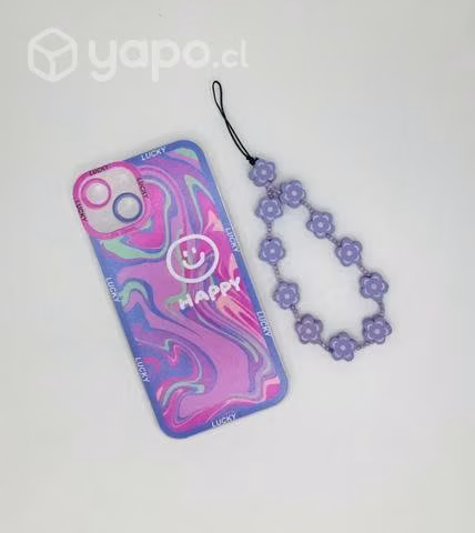 Funda carcasa para iPhone 14 con colgante