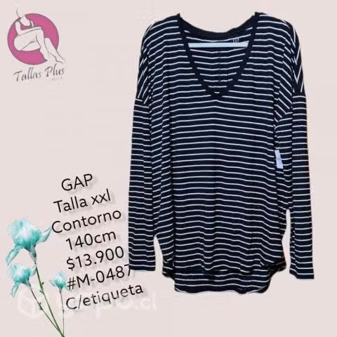 Polera GAP manga larga