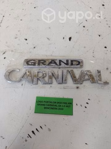Logo Portalon (KGC185) Kia Grand Carnival EX 3.3