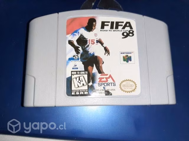 "FIFA 98 Road To World Cup" para Nintendo 64