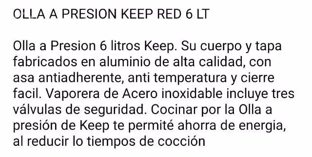 OLLA A PRESIÓN y BATERIAS KEEP NUEVAS