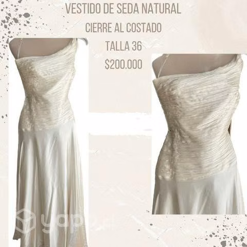 Vestido de Novia de Seda natural