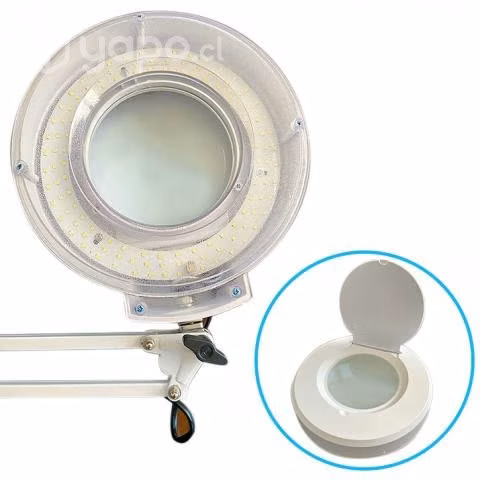 Lámpara Lupa 3 Dioptrias 22W Pedestal Base Ruedas - Imagen 3
