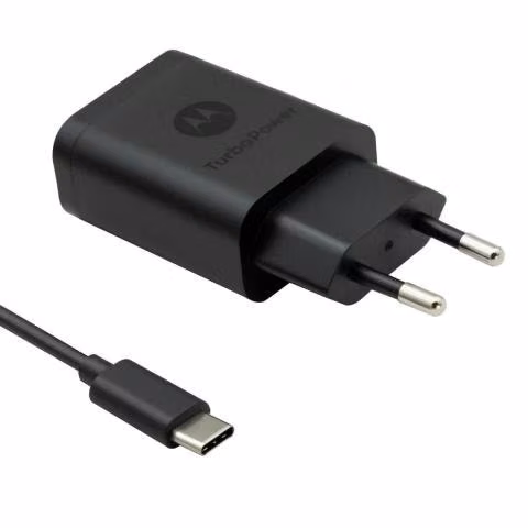 Cargador de pared turbo power motorola 18w usb a c