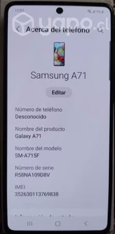 Samsung Galaxy A71
