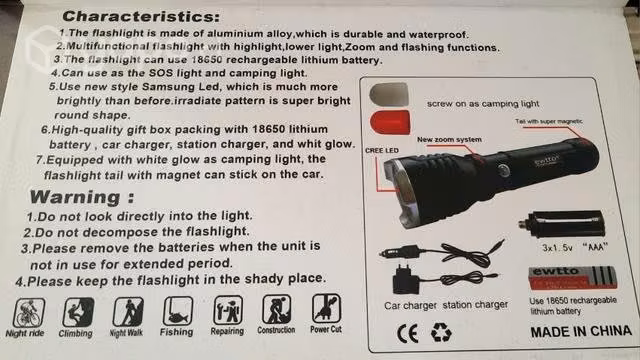 Linterna LED Supervivencia - Imagen 4