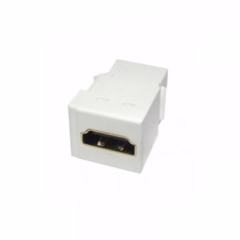 Modulo Hdmi hembra a hembra blanco