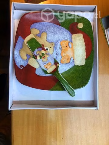 Plato de cerámica navideño de 32cm - Imagen 3