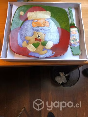 Plato de cerámica navideño de 32cm - Imagen 2