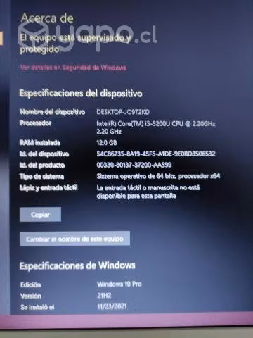 Notebook Acer Aspire