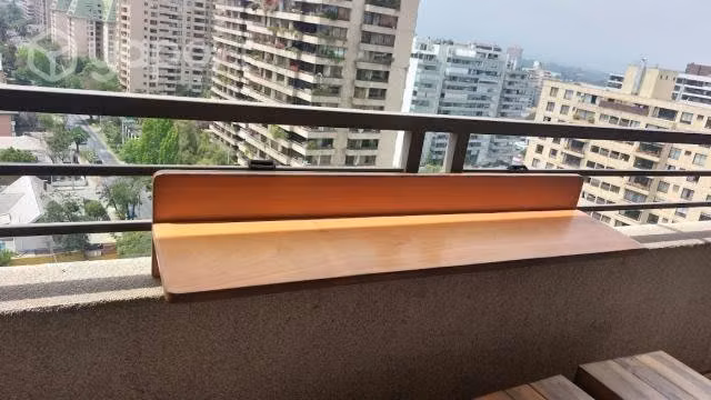 Mesa madera balcón