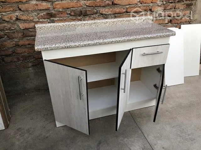 Mueble de cocina meson base 3 cuerpos color enigma