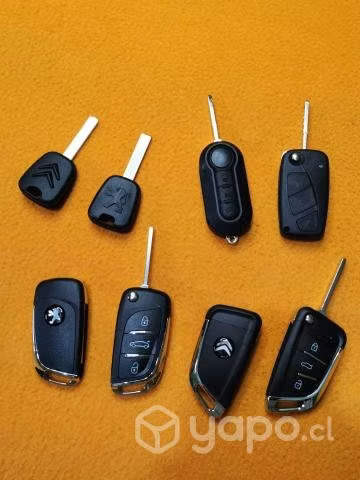 Llave con chip auto copias y perdidas