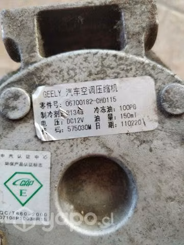 Compresor de aire geely ec7 sport