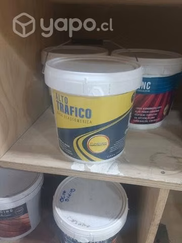 Pintura para pisos de alto trafico