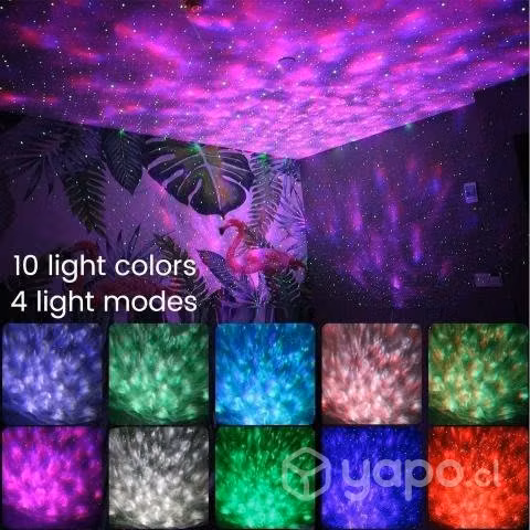 Proyector Laser Aurora Ocean Galaxias Led Bluetoot