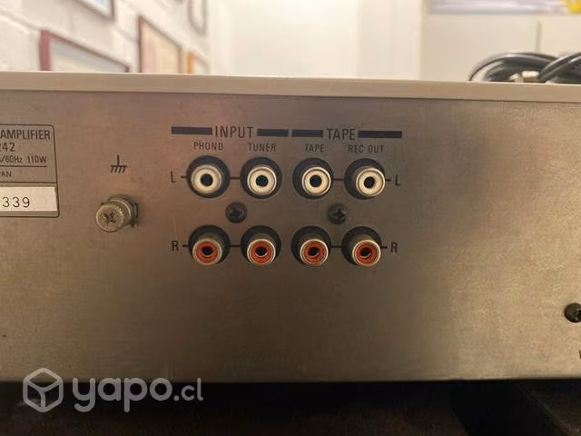 Amplificador Sony de 35 wats tape phono tuner