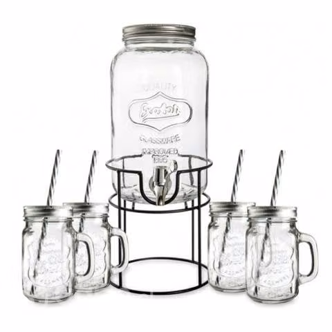 Dispensador 3,3 litros + 4 jarras 500 cc