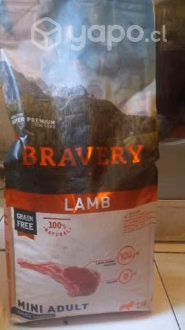 Comida perro bravery 7 kilos