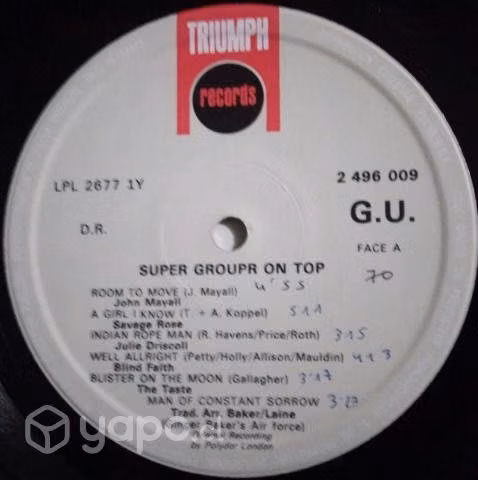 Vinilo - Super Groups On Top - Rock