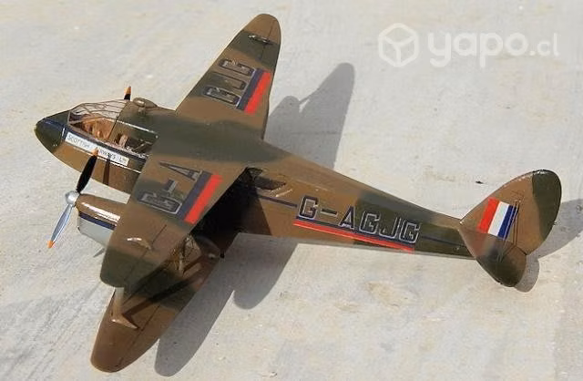 Maqueta armable avión DH Dragon Rapide, 1/72