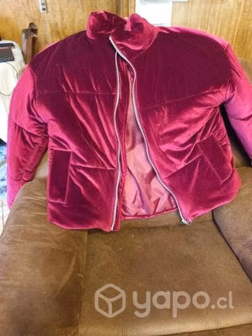 Chaqueta terciopelo burdeo talla L