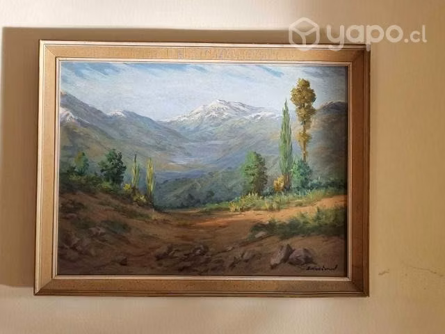 Óleo Pintor Chileno Enrique Satlov