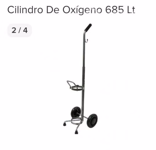 Cilindro de Oxígeno Portátil 685 Litros, NUEVO