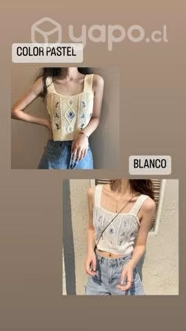 Poleras y crop tops