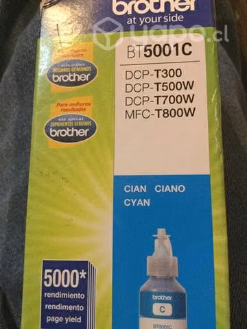 Tinta brother bt5001c cyan original