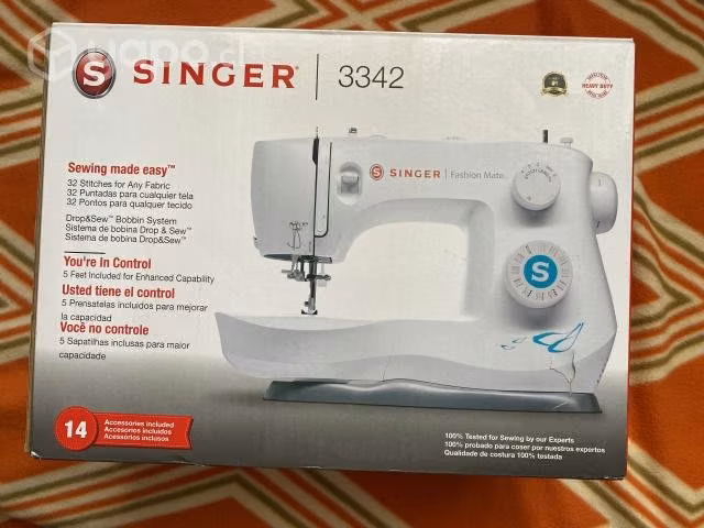 Maquina de coser singer 3342 nueva sin uso
