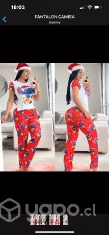 Pijamas navidad mickey