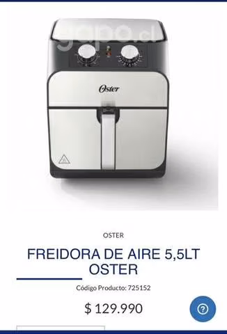 freidora Oster 5.5 nueva