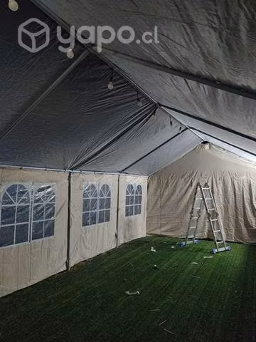 Carpa de eventos 8x4 tele impermeable