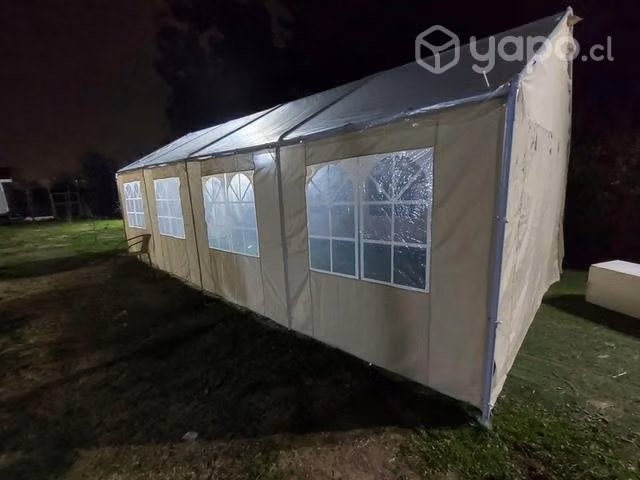 Carpa de eventos 8x4 tele impermeable