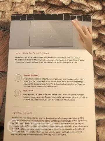 Nums NUMBER KEYBOARD Macbook pro 13
