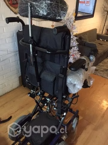Silla de ruedas eléctrica c/ control de mando