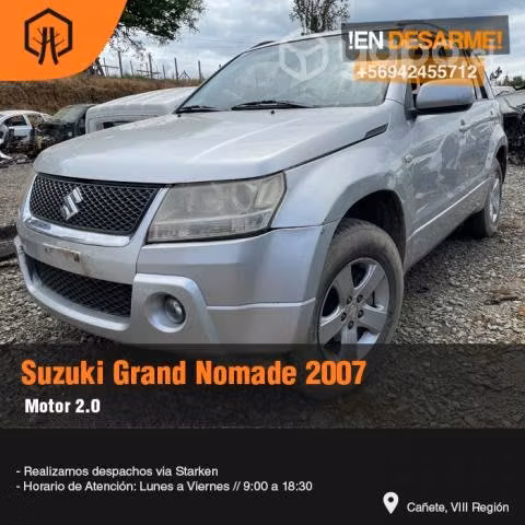 Chapa contacto suzuki grand nomade 2007