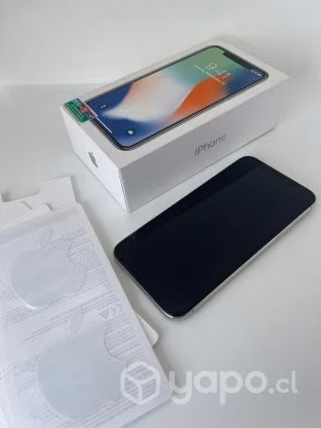 IPhone X 64 Silver gb impecable - Imagen 2