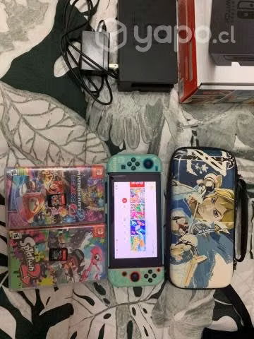 Nintendo Switch + juegos + accesorios