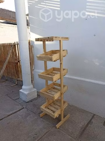 FRUTERO de madera 4 espacios - Imagen 3