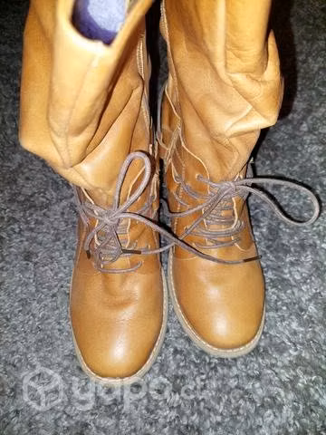 Botas de cuero camel - Imagen 6